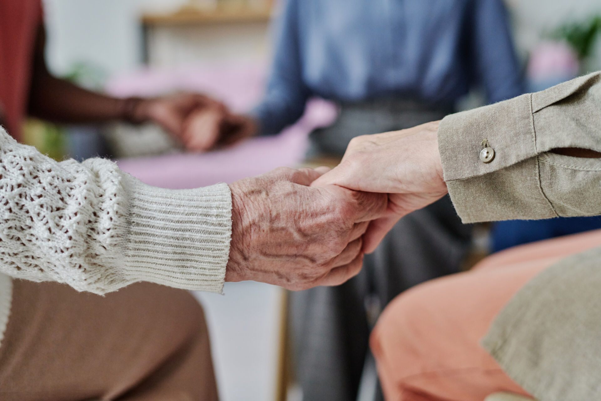 Care home lounge encouraging social connection