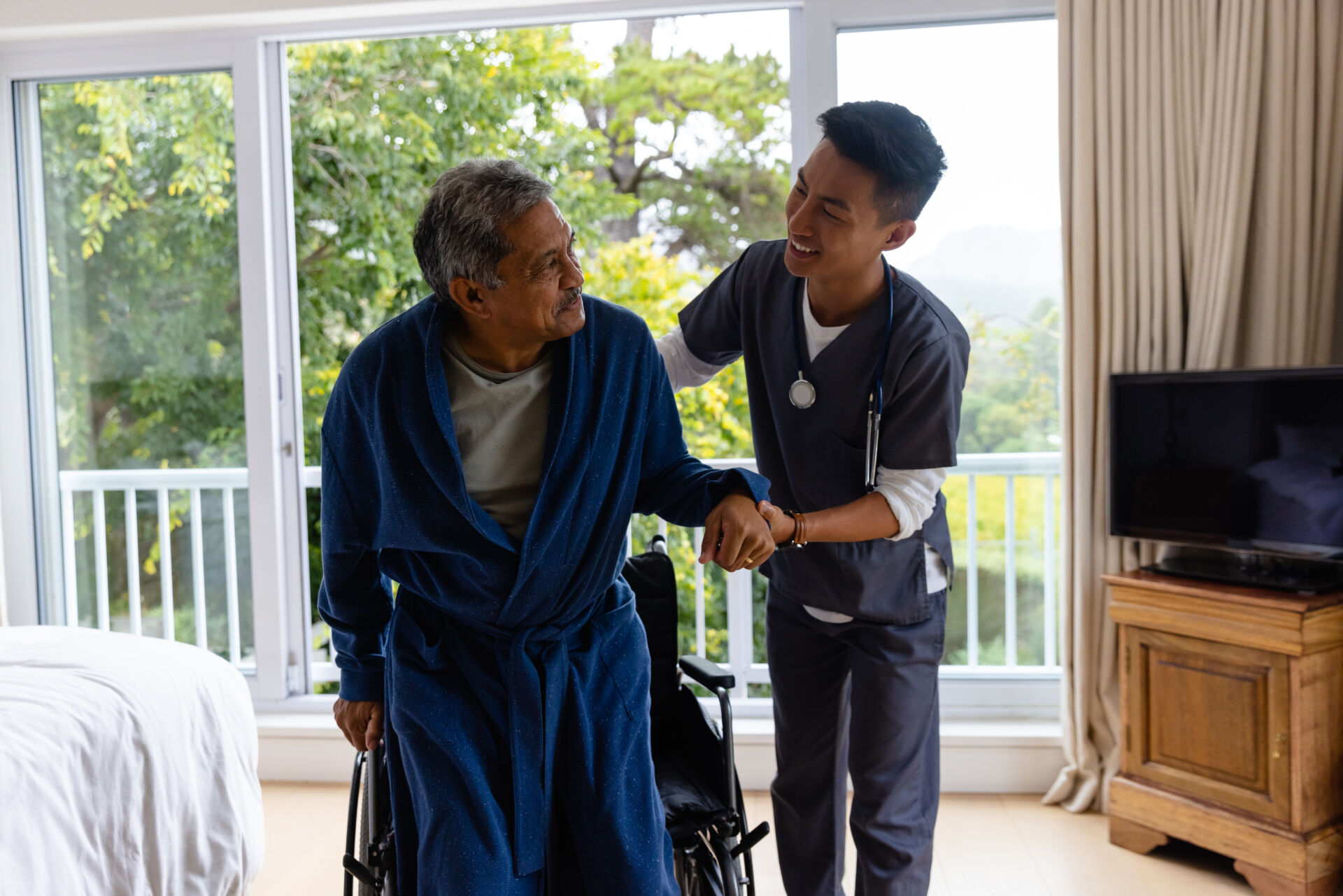 Safe, clean and comfortable care home facilities
