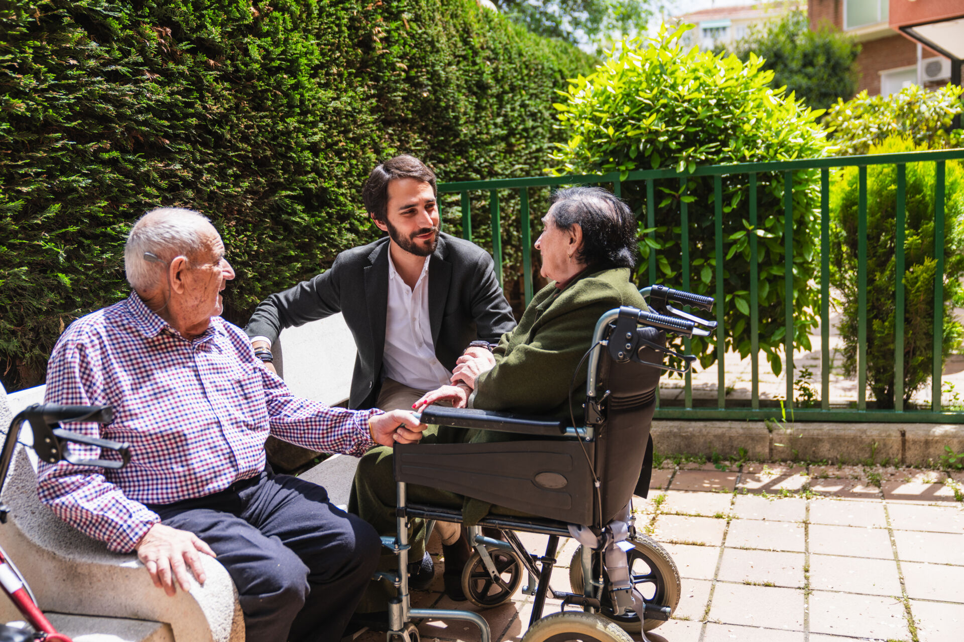 Staff providing kind and patient support