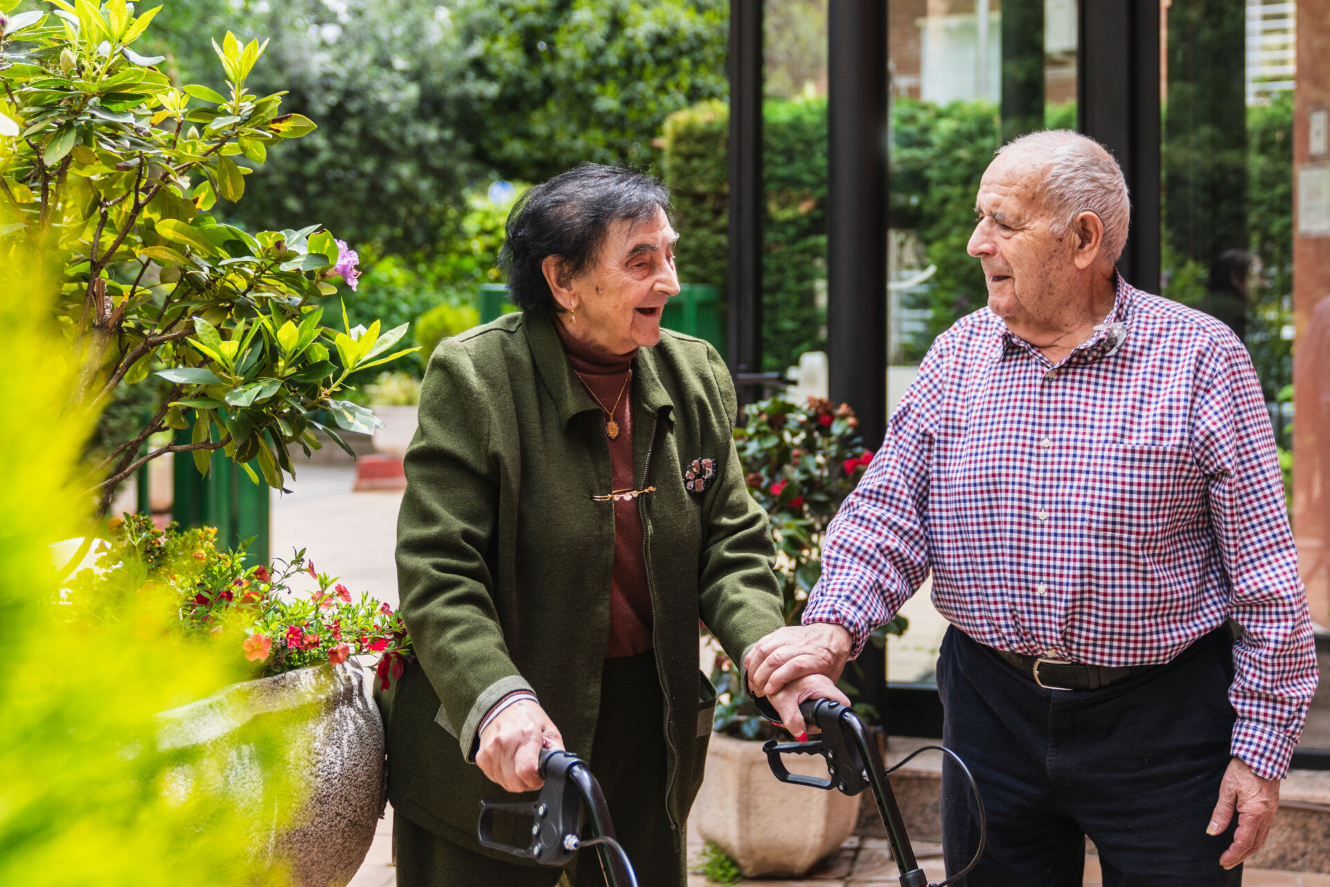 Volunteering at our care homes, residents are supported to live well every day