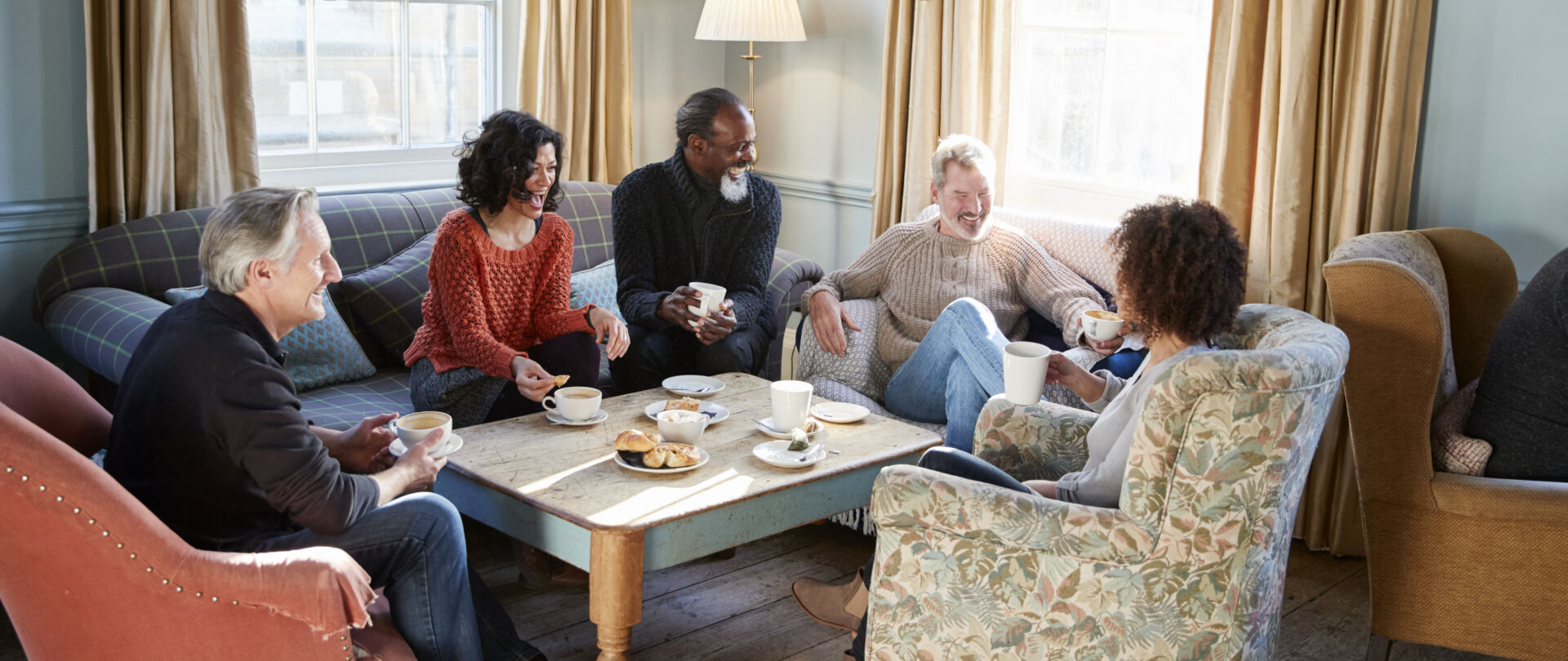Friendly carers creating a welcoming atmosphere