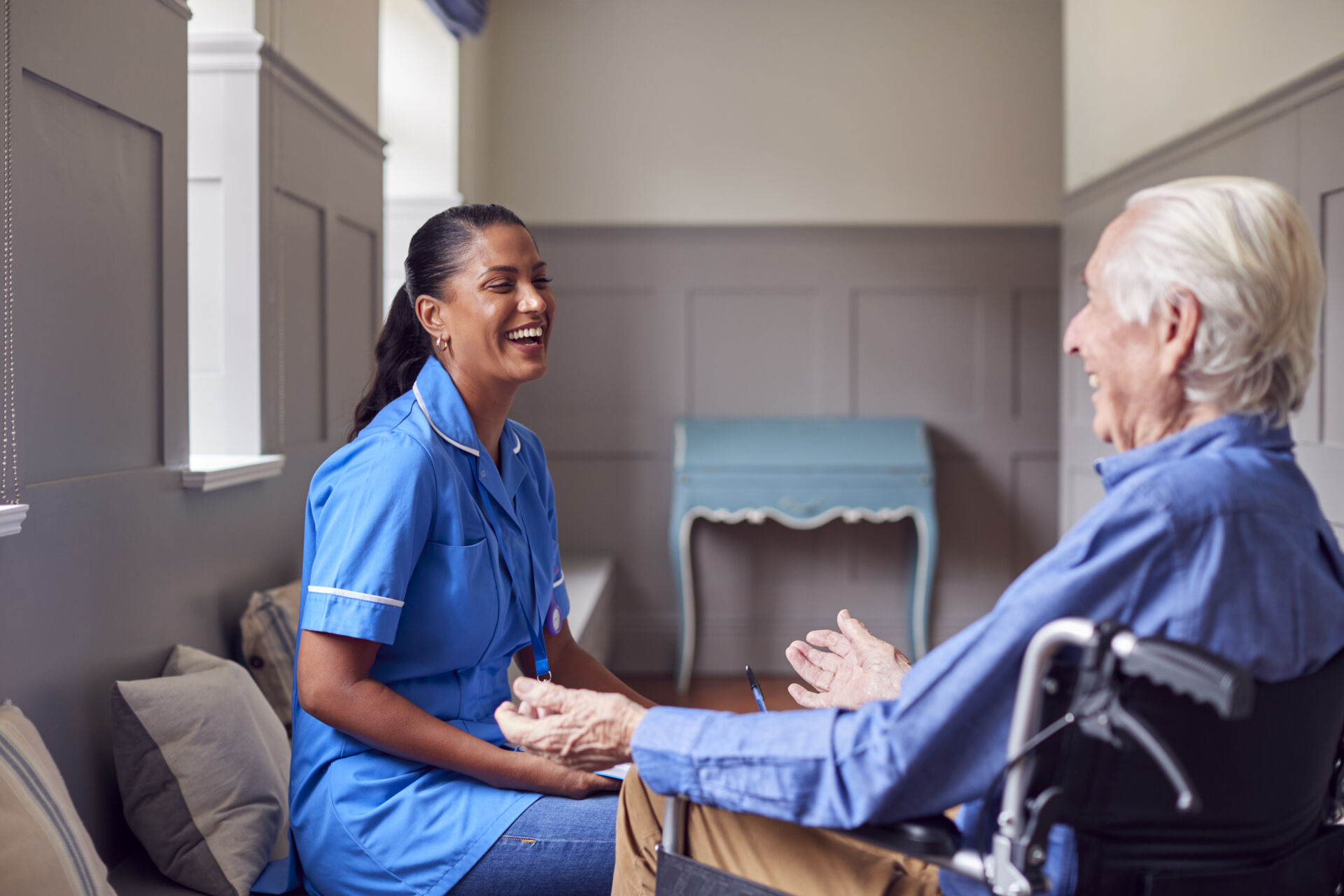 Safe and nurturing care home environment