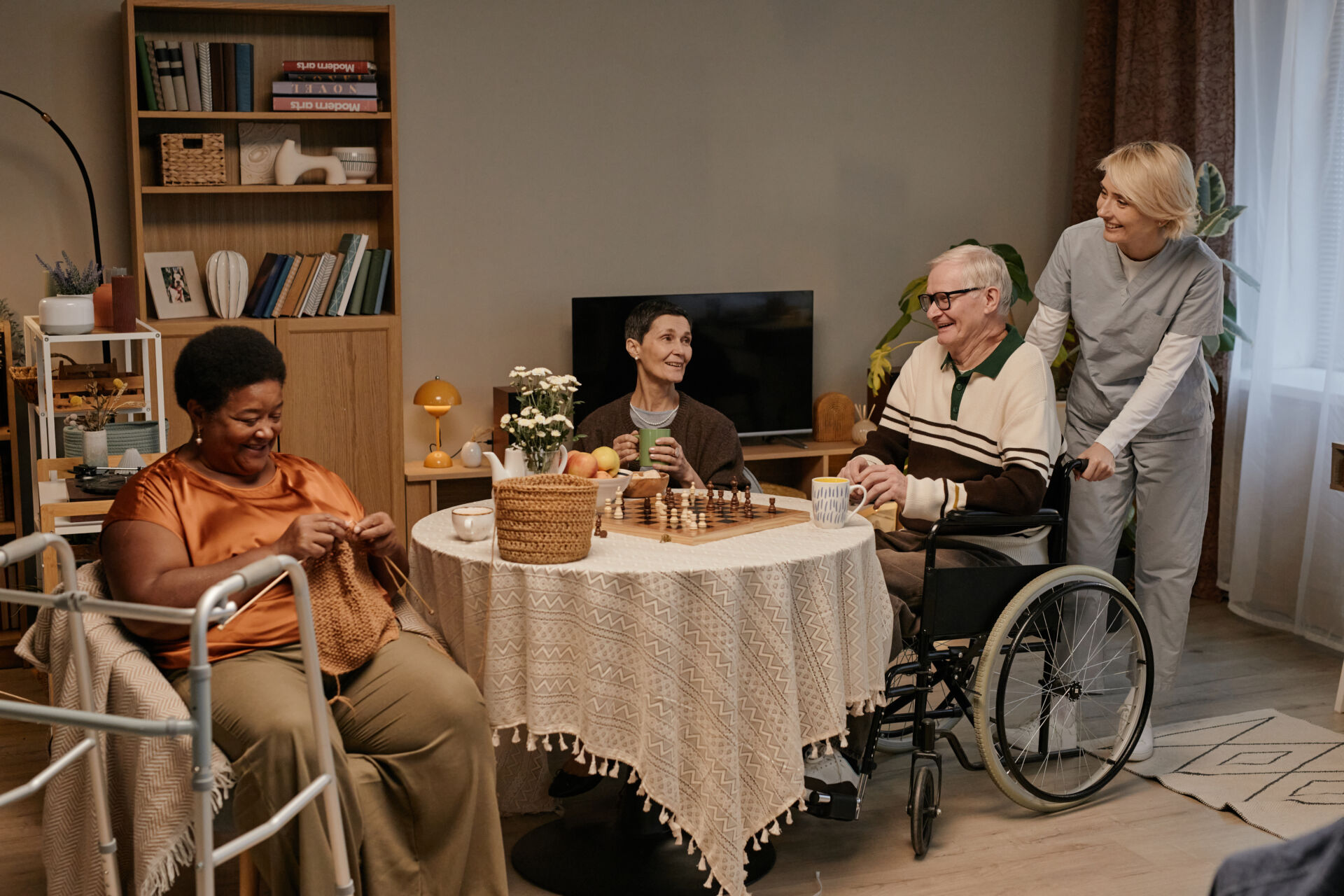 Staff delivering thoughtful and attentive care