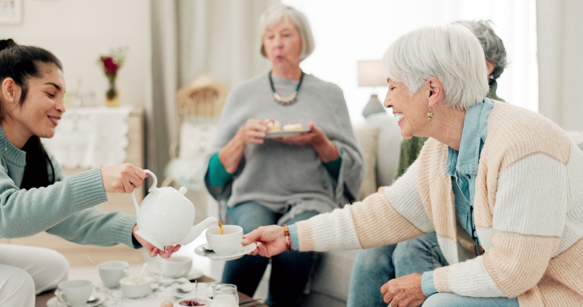 Care staff building trusted relationships with residents