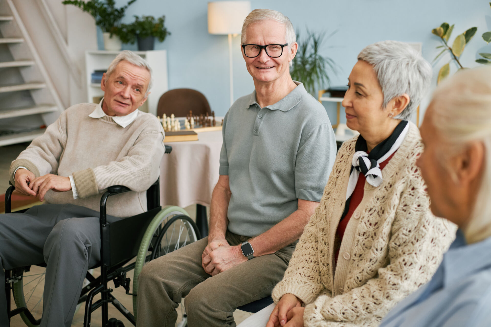 Care home community centred on compassion