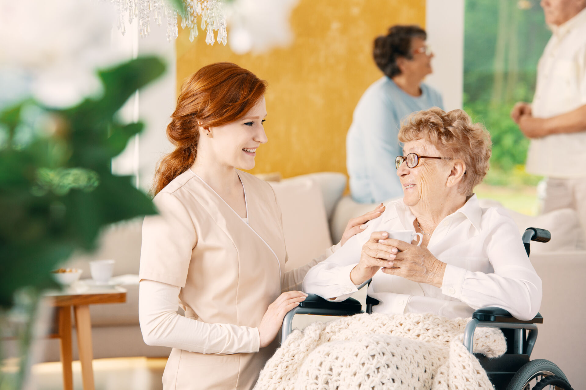 Supportive care home community atmosphere